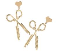 Ipetboom Boucles Oreilles Femme Petites Ciseaux Design Doré Bijoux Doreille Esthétiques pour Femmes Délicates