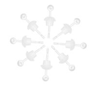 Ipetboom Boucles Oreilles Invisibles Transparent Avec Embouts Silicone Kit Résine Et Bouchons Forme De Pour Soin Piercings Oreilles