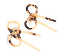 Ipetboom Boucles Oreilles Nœud Femmes Petites Boucles Élégantes Mode pour Filles Adolescentes Accessoire Polyvalent