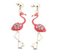 Ipetboom Boucles Oreilles Pendantes Flamant Roses Légères et Confortables pour Femmes Bijoux Mode pour Soirées Mariages et Usage Quotidien Couleur Aléatoire Couleur Aléatoire