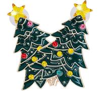 Ipetboom Boucles Oreilles Sapin de Noël pour Femme Puce Oreille Bijoux Adaptées à Diverses Occasions