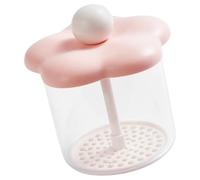 Ipetboom Bouteille Moussante Visage Portable Rose Distributeur Manuel de Mousse pour Nettoyant Savon Raser Compact et Facile à Nettoyer pour Maison et Voyage