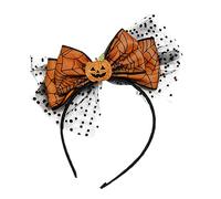 Ipetboom Bow-knot Headband Accessoire De Fête Halloween Avec Motifs De Citrouille Chauve-souris Et Squelette Pour Femmes Pour Déguisements Et Festivités