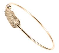 Ipetboom Bracelet Bangle Ajustable Doré Ouvert pour Femme Accessoire Aesthetic Élégant et Confortable à Porter