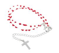 Ipetboom Bracelet De Sang Bracelet Déguisement D'halloween Bijoux Croix Pour Femme Bijoux De Banquet Collier De Sang Résine