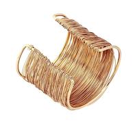 Ipetboom Bracelet Manchette Ouvert Doré Pour Femmes Bangle Élégant Et Durable Accessoire Chic Pour Sorties Nocturnes