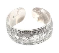 Ipetboom Bracelet Ouvert Rétro Femme Manchette Large Accessoire Chic pour Sorties et Événements Spéciaux
