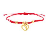 Ipetboom Bracelet Serpent Zodiaque Chinois en Fil Rouge Tressé la Main, Ajustable, Charms Lapin Doré, Léger et Confortable, Présent Nouvel An 2025 pour Femmes et Étudiantes