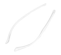 Ipetboom Branches de Lunettes de Rechange Transparentes, Fixation Clip sans Vis, Compatibles Plupart des Montures, Branches Légères en Plastique Confort et Usage Quotidien