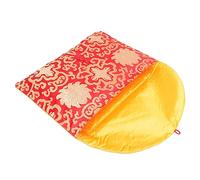 Ipetboom Brocart de Soie avec Nœud Élégantes Pochettes Multifonctionnelles pour Documents Écritures Bouddhistes Chinois