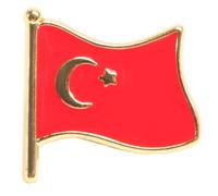 Ipetboom Broche de National Épingle de Mode Badge pour Vêtements Accessoire Turquie