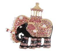 Ipetboom Broche Éléphant Créative pour Costume Accessoire Élégant Unisexe Bijou de Vêtement pour Mariage et Soirée Corsage Original pour Homme et Femme