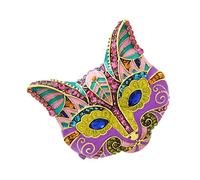 Ipetboom Broche Émail Animal pour Épingle Chat Colorée Accessoire de Mode Élégant pour Vêtements et Sacs