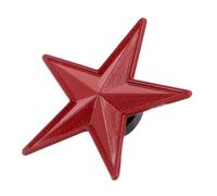 Ipetboom Broche en alliage de zinc revers à revers broches broche doigt broches de fleurs pour femmes musique badges clips de broche rétro épingles étoiles en vrac rouge