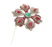 Ipetboom Broche Fleur Baroque Pour Femmes Badge Creux Élégant Pendentif Décoratif De Accessoire Vintage