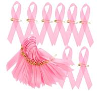 Ipetboom Broche Ruban Rose Sensibilisation Cancer Du Sein 200 Pièces Épingle Délicate Accessoire Femme Événement Caritatif Taille Petite
