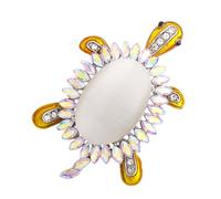 Ipetboom Broche Tortue Accessoire Femme Chic et Délicat pour Vêtements et Colliers pour Fêtes et Usage Quotidien