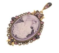 Ipetboom Broche Victorienne Vintage En Relief Diamant Brillant En Alliage Pour Femmes, Bijou Rétro Élégant Pour Fête Et Bal, Épingle Décorative Personnalisée De 4 Cm