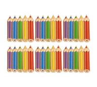 Ipetboom Broches Décoratives en Alliage Coloré Forme Crayon 6 Pièces pour Femme, Broche Design Stylo Créative pour Décoration Vêtements et Présents