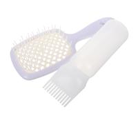 Ipetboom Brosse à Cheveux Démêlante Avec Bouteille De Sec Peigne De Coiffure Pour Cheveux Bouclés Épais Ou Raides Démêlage Rapide Et Pratique Massage