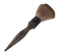 Ipetboom Brosse Barbier avec Manche Bois Brosse Douce à Poils Fibre pour Dépoussiérage de Cheveux pour Salon et Usage Domestique