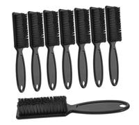 Ipetboom Brosse De Tondeuse De Coiffeur 8 Pièces Manche Long Nylon Noir Outil De Nettoyage Pour Barbe Et Cou Hommes Usage Professionnel Et Personnel