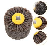Ipetboom Brosse Roue Polissage Crin de Cheval Tampon Compact pour Touret Polir et Meule Polissage Perceuse Accessoire Polyvalent pour Polisseuse Voiture et Récurage Précis