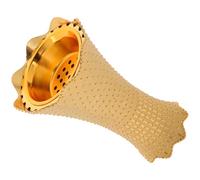 Ipetboom Brûleur de Parfum Bakhoor en Alliage d'Aluminium Doré Porte-Parfum Décoratif d'Intérieur Compact Ornement Vintage pour Décoration de Bureau et Ambiance Couleur Couleur Aléatoire