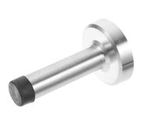 Ipetboom Butée de Porte Murale en Acier Inoxydable Satiné 75 CM Embout en Caoutchouc Antibruit Butée de Porte de Grange Résistante aux Intempéries Protection Murale Intérieure et