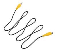 Ipetboom Câble Audio Rca Rallonge Mâle-Femelle 1 Mètre Câble Audio Numérique pour Autoradio et Barre de Son Noir Fiable