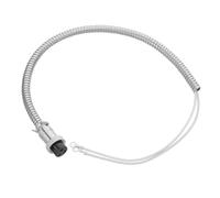 Ipetboom Câble D’alimentation pour Machine à Popcorn à 3 Broches 15 Mm, Cordon Résistant la Chaleur Gaine Ignifugée, Câble de Remplacement pour Équipement de Restauration Commerciale,