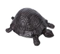 Ipetboom Cache-clés Tortue en Fonte Vintage, Boîte à Compartiments Secrets Extérieure, Coffre-Fort pour Clés Et Petits Objets, Rangement Pratique pour Jardin Et Entrée