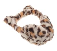 Ipetboom Cache-oreilles D'hiver en Fourrure Synthétique Motif Léopard pour Femmes et Filles, Protecteur D’oreilles Chaud et Léger, Accessoire Hiver pour Extérieur, Ski et Activités en