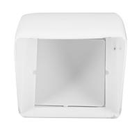 Ipetboom Cache-Prise Extérieur Étanche en Polypropylène Blanc Protection la Pluie pour Prise de Recharge de Véhicule Électrique Boîte de Protection Résistante pour Usage en Extérieur