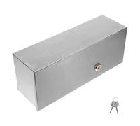 Ipetboom Cache-prise Murale Antivol en Acier Inoxydable 86 Type, Boîtier de Protection pour Prises Électriques, Coffret Étanche 3 Modules, Protection Sécurité pour Maison et Bureau