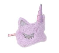 Ipetboom cache-yeux design licorne patch yeux bandeau yeux eye patch blinders sleeping mask masque bandeau confortable cache-oeil en peluche visière de sommeil en peluche œil Violet,mauve