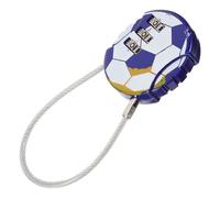Ipetboom Cadenas à Combinaison Football en Métal, Câble Sécurisé pour Valise et Armoire, Mini Verrou Léger et Compact pour Casier Salle de Sport, Serrure Antivol Tiroir Multifonctionnelle