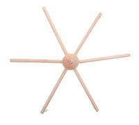 Ipetboom Cadre Mobile Garçon Fille Bois Bras Support Mobile Bois pour Chambre DIY Kit Cadre Carillon Vent Suspendu Adaptable pour Décoration Murale Plafond