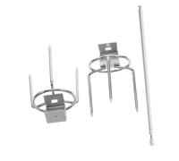 Ipetboom Cage à Rôtir Acier Inoxydable pour Dinde Support Rotatif pour Four et Bbq pour et Légumes Design Stable à Trois Axes