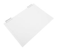 Ipetboom Cahier Académique B5 à Spirale, Carnet de Notes à Anneaux Amovibles, Blanc, Papier Pp, Lignes et Quadrillage, pour Étudiants et Adolescents, Cahier Campus