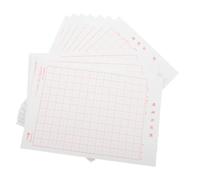 Ipetboom Cahier D'exercices de Calligraphie Chinoise pour Débutants, Papier Lisse Grille Précise, 10 Livres de 20 Feuilles pour Apprentissage Scolaire et Habitudes D'écriture