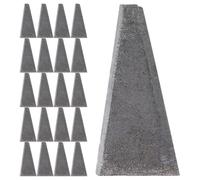 Ipetboom Cales Triangulaires Métalliques pour Manches de Hache et Marteau Certifiées, Coins D'abattage Résistants pour Fendre Bois, Bricolage et Exploitation Forestière, Petit Format 30