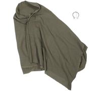 Ipetboom Cape Médiévale à Capuche Ajustable Verte pour Cosplay Homme et Femme avec Épingles Décoratives, Cape Vintage Large et Confortable Costume Renaissance et Événement Médiéval