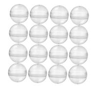 Ipetboom Capsules Transparentes pour Distributeur Automatique Boules Vides Rondes 38 MM en Plastique 100 Pièces Emballage Fête et Rangement Jouets Multifonctionnelles et Réutilisables
