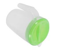 Ipetboom Carafe à Jus Plastique avec Couvercle Vert pour Boissons Froides et Fruits Réutilisable pour Réfrigérateur et Restaurant