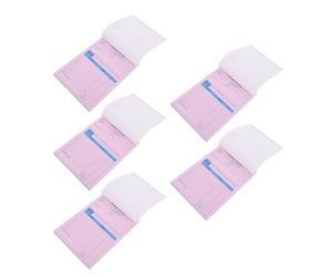 Ipetboom Carnet de Commandes à Deux Volets en Papier pour Vérification D'inventaire 5 Pièces Bloc-notes Compact pour Entrepôts et Restaurants