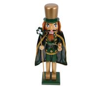 Ipetboom Casse-Noisette en Bois Décoratif Figurine de Noël Colorée pour Décoration de Table Ornement Festif Polyvalent pour Bureau et Étagère Décoration de Fête des Casse-Noisettes