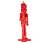 Ipetboom Casse-Noisette Soi-Même en Bois Brut 38 CM Décoration Artisanale de Soldat Casse-Noisette Vierge Figurine Inachevée pour Bricolage et Décoration de Noël