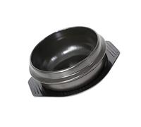 Ipetboom Casserole Céramique Coréenne avec Plateau Pot à Bibimbap et Cuisson Braisée Cuisson Uniforme et Design Sécurisé pour Cuisine Maison