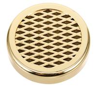 Ipetboom Cave à Cigares Conservation de L'humidité Facile à Utiliser en ABS et Éponge Humidificateur Rond Or et Humidor Portable pour Cigares